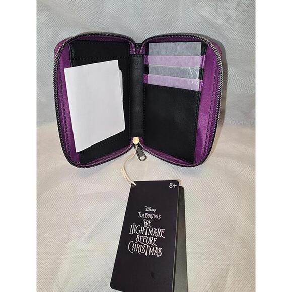 Loungefly NBC Jack & Sally Doll Mini Zip Wallet Moon - Picture 3 of 3